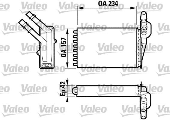 Renault Clıo II Kalorıfer/ 98+ model araclara uyumlu/Orjınal No:7701044790