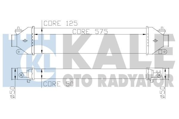 FİAT DOBLO İNTERCOOLER RADYATÖRÜ YENİ KASA 1.3/1.6 MJTD ARAÇLARA UYUMLUDUR ORJİNAL NO:51783791