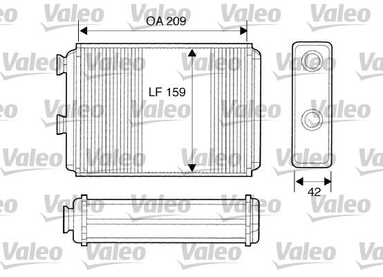 Fiat Doblo Idea Kalorıfer/00+model araclara uyumlu/Orjınal No:46722928
