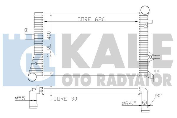 Volkswagen Golf V, Caddy III 1.9 TDI Aut İntercooler/ 04+ Model aracalara uyumlu/Orjınal NO:1K0145803Q