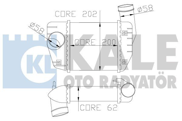 Audı A6 2.0 TDI Intercooler/ 05+ Model araclara uyumlu/Orjınal no:4F0145805M