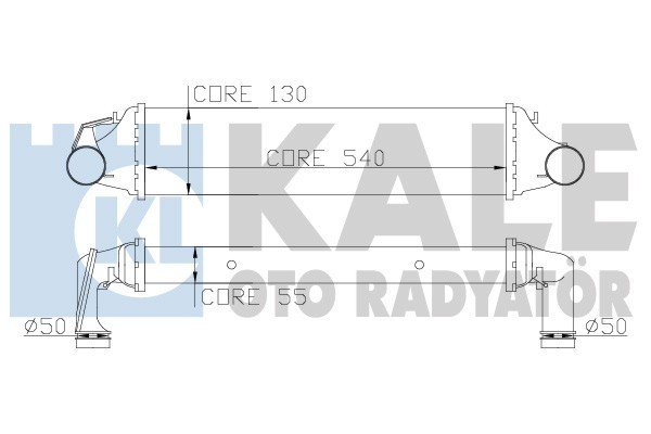 BMW E46 3.18d-20d-3.30d  İntercooler/ 98+01 Model araclara uyumlu/Orjınal No:2246795