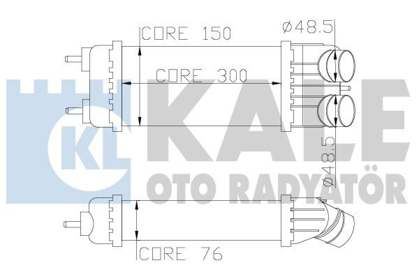 Citroen C3 1.6HDİ İntercooler/ 06+ Model aracalara uyumlu/Orjınal No:0384.J4