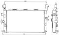 Opel Meriva 1.6 1.8 Muşurlu Radyatör/ Manuel/Otomatik Kilimalı aracalra uyumlu/Orjinel no:1300413