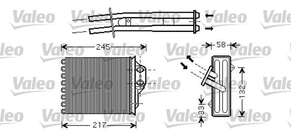Fıat 500 1.2 1.4 Kalorıfer/08+ model araclara uyumlu/Orjınal no:77362540-F