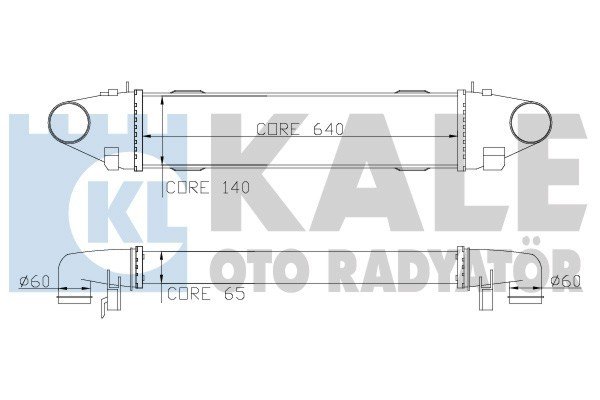 Mercedes W204 C180 C220 C320 CDI  İntercooler/Orjınal No:2045000300