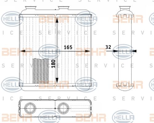 Opel Merıva Kalorıfer/Orjınal no:1618288