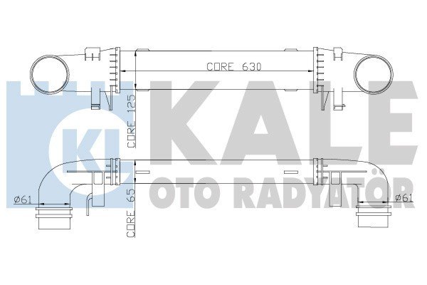 Mercedes W204 C180 C210 CDI İntercooler/Orjınal No:2045000500