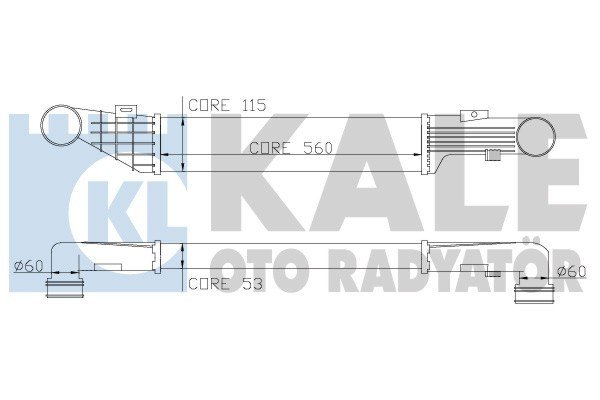 Mercedes E220 CDI İntercooler/ 99-02 Model araclara uyumlu/Orjınal No:2105001400