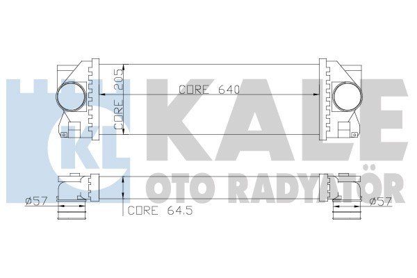 Volkswagen Crafter İntercooler/ 06+Model araclara uyumlu/orjınal no:2E0145804