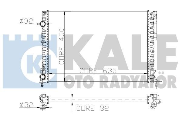 Renault Laguna 1.6 1.8  16V Radyatör/Manuel/Klımalı 97-01 model araclara uyumlu/Orjına lNo:7701045410
