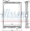 MERCEDES  NG 90 3031 Radyatör 2006 model sonrası dizel araçlarda uyumludur.Orjınal No:6525016601