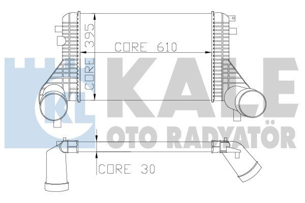 Volkswagen Passat, Tıguan İntercooler/08+Model aracalara uyumlu/Orjınal No:3C0145805AD