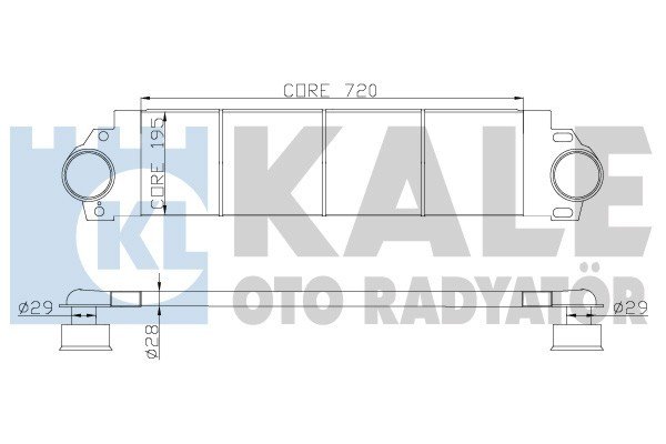 Volkswagen T5 T6 İntercooler/ 03+ Model araclara uyumlu/Orjınal No:7H0145804A