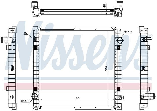 İVECO EURO CARGO RADYATÖR 2001 MODEL SONRASI ARAÇLARDA UYUMLUDUR. ORJİNAL NO:504080547