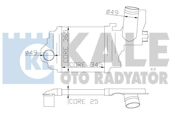 RENAULT CLİO İNTERCOOLER 2001 MODEL SONRASI MANUEL ARAÇLARDA UYUMLUDUR. ORJİNAL NO:  8200685747