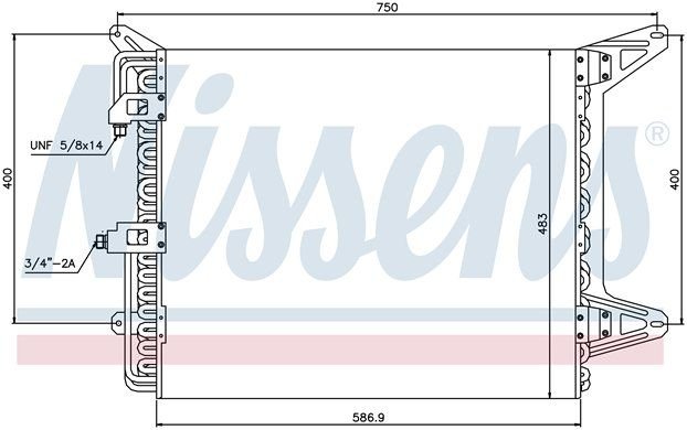 İVECO  EURO TECH KLİMA Radyatörü/Orjınal NO:8189330