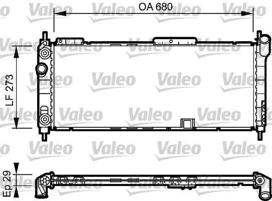 Opel Corsa B 1.4 1.6 Radyatör/93-00 Model Klimalı Otomatik Araclara Uyumludur Orjinal no:1300153