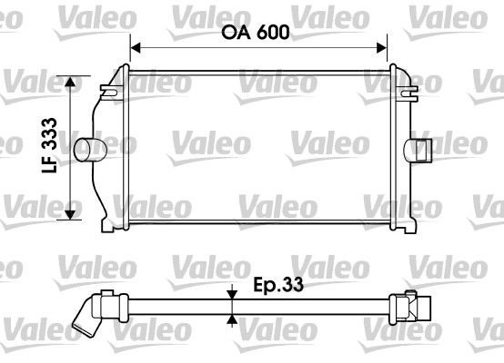 Renault Laguna İntercooler 1.9/2.2 Motor 1998 Model Sonrası Araclara Uyumludur.Orjinal NO:7701045349