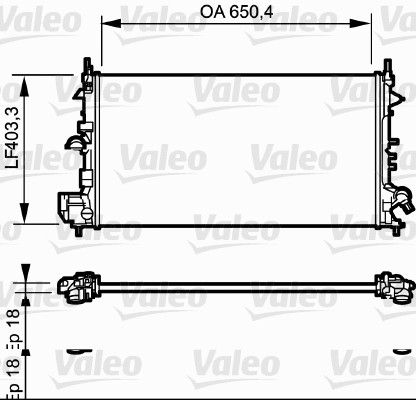 OPEL VECTRA C 1.6 (XEP MOTOR) RADYATÖR 2005-2009 MODEL ARASI MANUEL ARAÇLARDA UYUMLUDUR. ORJİNAL N:1300283