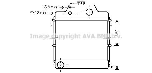 MASSEY FERGUSON MF396, MF397 4X4 RADYATÖR 5 SIRA TRAPEZ ORJİNAL NO: 0018895U91M
