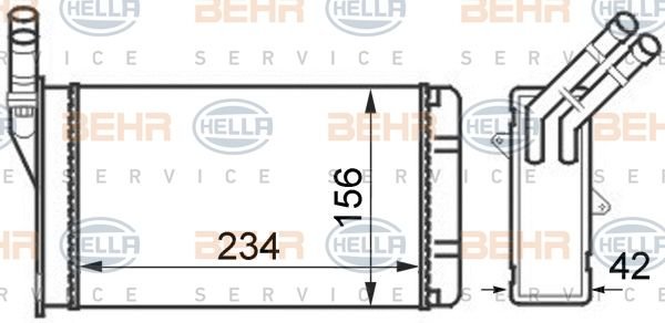 Citroen Berlingo, Peugeot 306, Partner Kalorıfer/Orjınal NO:6448.78