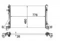 Renault Master 3 Radyatör  2.3 M9T (Tek Tekerlek) Orjinal No:214004474R