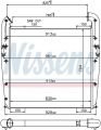 SCANİA  G İNTERCOOLER 1995 MODEL SONRASI MANUEL ARAÇLARDA UYUMLUDUR. ORJİNAL NO:1373517