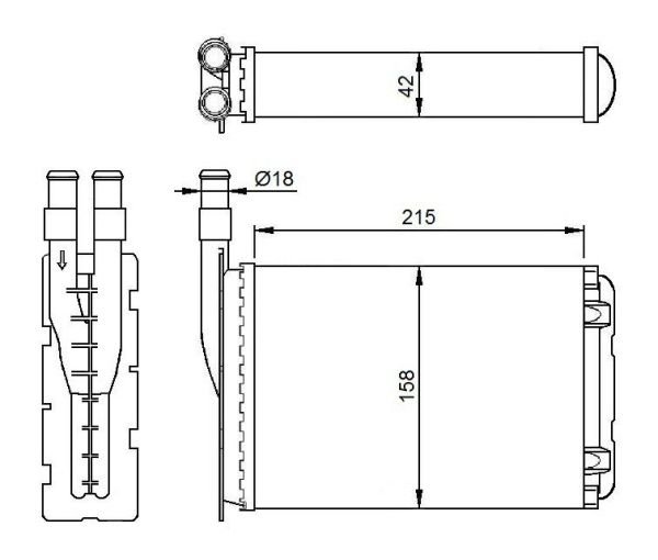 Renault 9 Brodway Spring Kalorifer Petegi Orjinal No: 7701027040