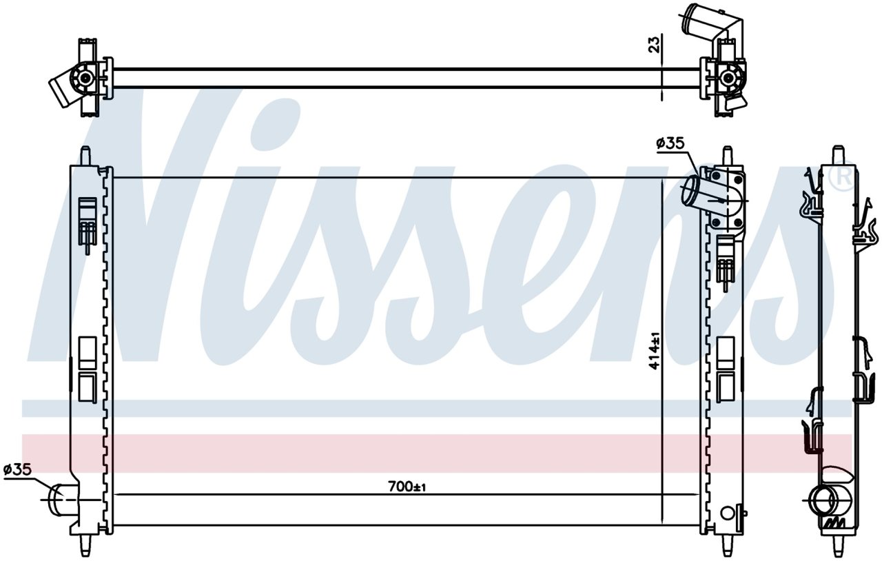 CİTROEN C4, MİTSUBİSHİ ASX, LANCER, OUTLANDER, PEUGEOT 4007, 4008 RADYATÖR 2007 MODEL SONRASI ARAÇLARDA UYUMLUDUR. ORJİNAL NO: MN156092