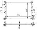 FİAT EGEA RADYATÖR 1.3 /1.4 MOTOR MANUEL ARAÇLARA UYUMLUDU ORJİNAL NO:52052220