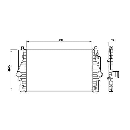 Volkswagen Transporter TD İntercooler/ 01-03 Model araclara uyumlu/Orjınal No:7D0145805