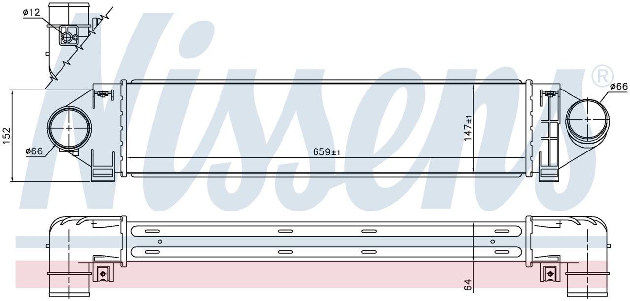 FORD FOCUS, MONDEO, S-MAX, VOLVO S80, V70 İNTERCOOLER 2004 MODEL SONRASI ARAÇLARDA UYUMLUDUR. ORJİNAL NO:  6G91L440CB