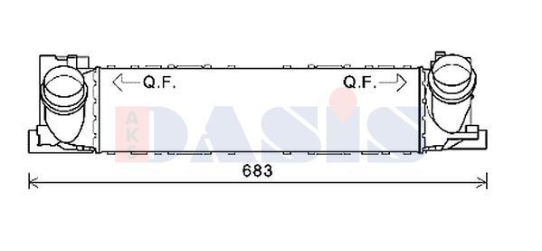 BMW 1,3 SERİSİ, X3, X4, Z4 İNTERCOOLER 2011 MODEL SONRASI OTOMATİK/MANUEL ARAÇLARDA UYUMLUDUR. ORJİNAL NO:7618809