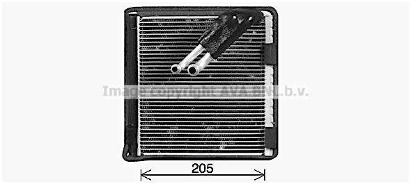 SKODA SÜPER B, YETİ, VOLKSWAGEN GOLF, PASSAT EVAPORATÖR 2003-2017 MODEL ARASI ARAÇLARDA UYUMLUDUR. ORJİNAL NO: 3C1820103