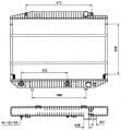 Mercedes W126 380 500 Radyatör/Otomatık/klımalı araclara uyumlu/Orjınal No:1265004803