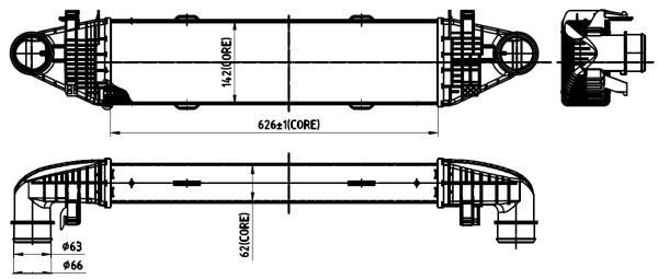 Mercedes W204 C180 C220 C320 CDI  İntercooler/Orjınal No:2045000300