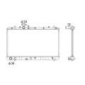 Suziki  Sx4 1.6 Radyatör/Manuel/Klımalı 2006 model sonrası aracalara uyumlu/Orjınal No:17700-79J00