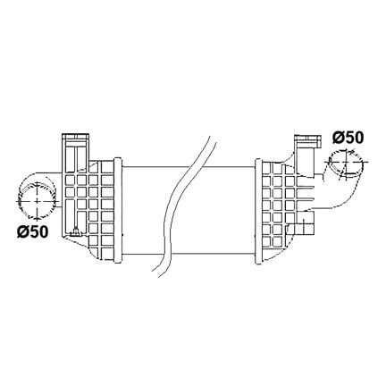 Volvo S40 İntercooler/ 04+ model araclara uyumlu/orjınal no:30741046