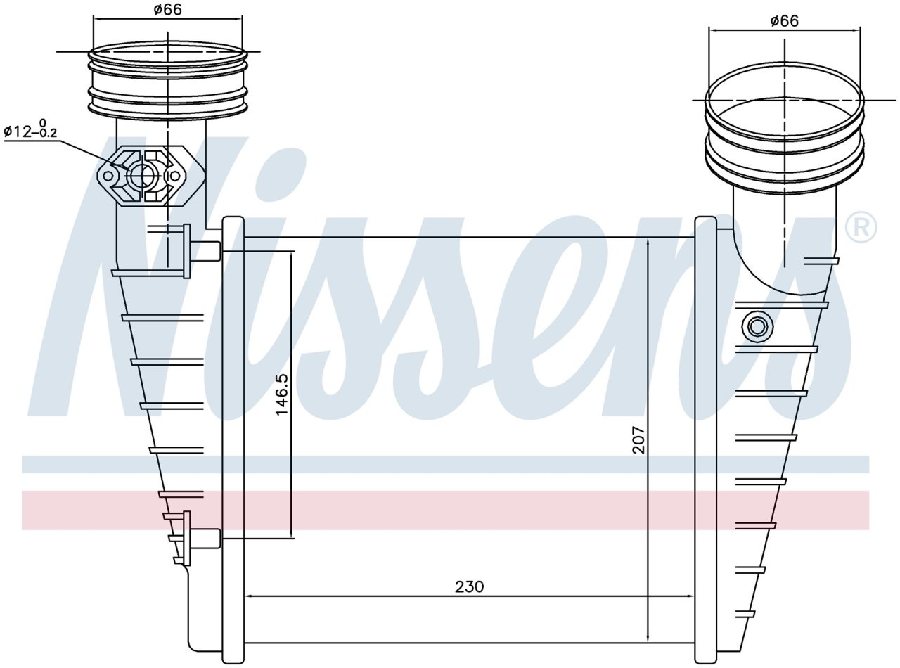 Volkswagen Passat V (Muşurlu) İntercooler 2000 Model sonrası araclara uyumludur. Orjınal No:3B0145805H