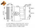 SEAT ALHAMBRA,VOLKSWAGEN SHARAN KLİMA KOMPRESÖRÜ 1997-2010 MODEL ARASI ARAÇLARDA UYUMLUDUR. ORJİNAL NO:7M0820803