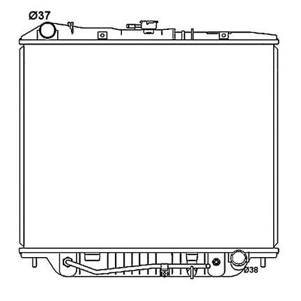 Opel Monteray /Manuel/Klimalı Araclara uyumlu Radyatör/Orjinel no:1300138
