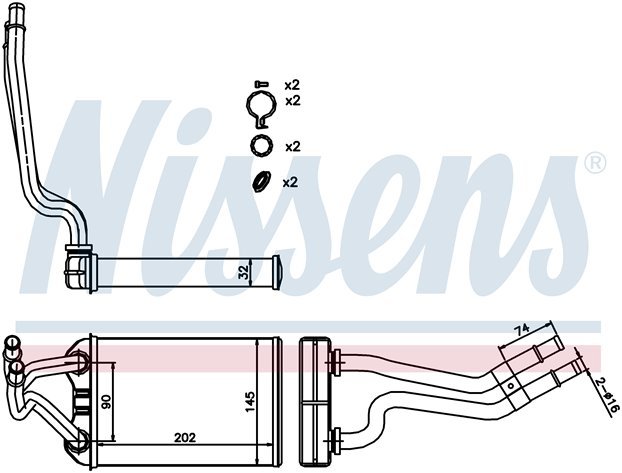 CHRYSER PT CRUİSER KALORİFER 2000 MODEL SONRASI KLİMALI ARAÇLARDA UYUMLUDUR. ORJİNAL NO:5179475AA