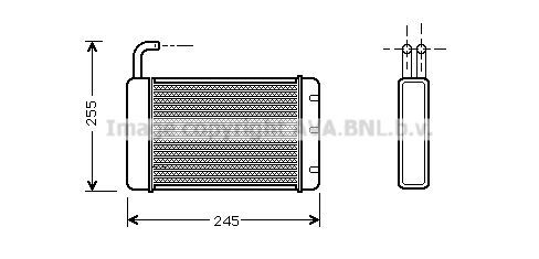 LANDROVER DEFENDER KALORİFER 1990-2016 MODEL ARASI ARAÇLARDA UYUMLUDUR. ORJİNAL NO: AAP817