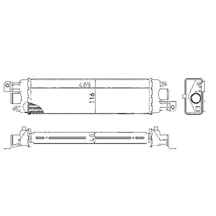 Fiat Albea İntercooler / 02+ Model araclara uyumlu/orjınal no:51718679