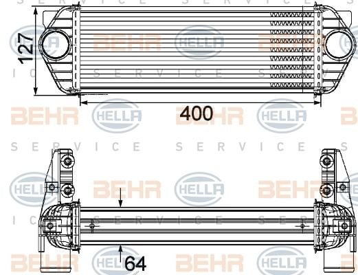 Ford Transıt Coonect 1.8 TDCI İntercooler/ 03+ Model araclara uyumlu/Orjınal No:7T169L440AE