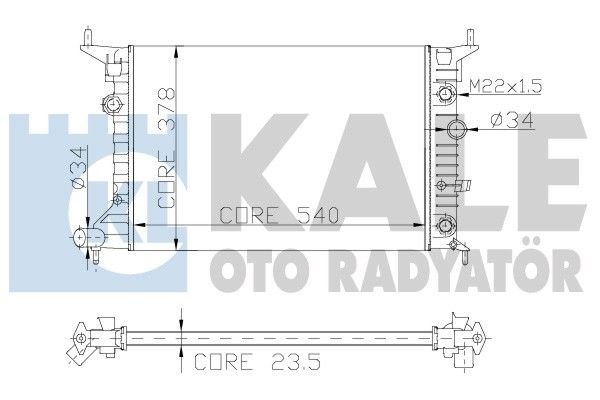 OPEL VECTRA B  1.6i, 1.6i 16V, 1.8i 16V, 2.0i 16V Radyatör/Otomatik/Klimalı araclara uyumludur/Orjinel no:1300158
