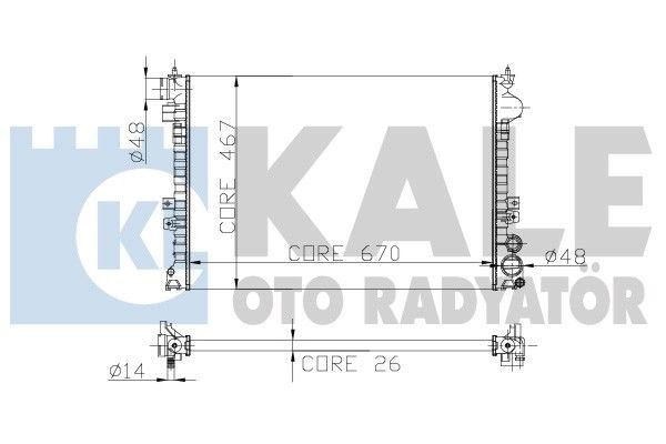 Fıat Scudo, Peugeot 806, Expert, Citroen Dıspatch, Jumpy, Evasıon  1.9D,1.9 TD  2.0 JTD JUMPY Radyatör/Manuel/klımalı/Klımasız  95+ model araclara uyumlu/Orjinal No:1475844080