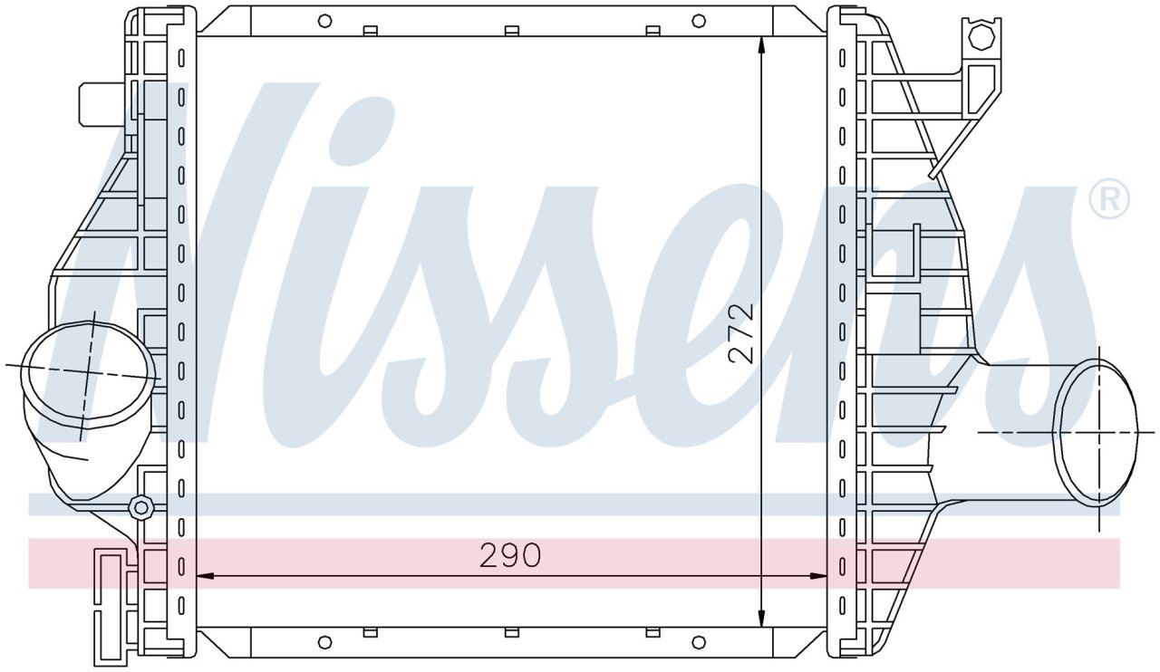 MERCEDES V CLASS, VİTO İNTERCOOLER 1996-1999 MODEL ARASI DİZEL ARAÇLARDA UYUMLUDUR. ORJİNAL NO: 6385012301