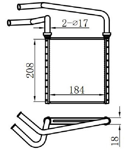 Constructıon Machine Kalorifer Peteği